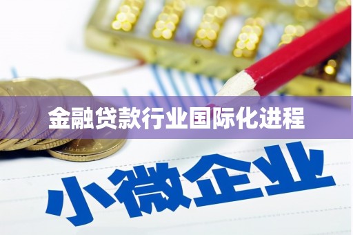 二道江金融贷款行业国际化进程