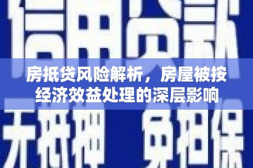 新田房抵贷风险解析，房屋被按经济效益处理的深层影响
