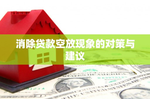 美溪消除贷款空放现象的对策与建议